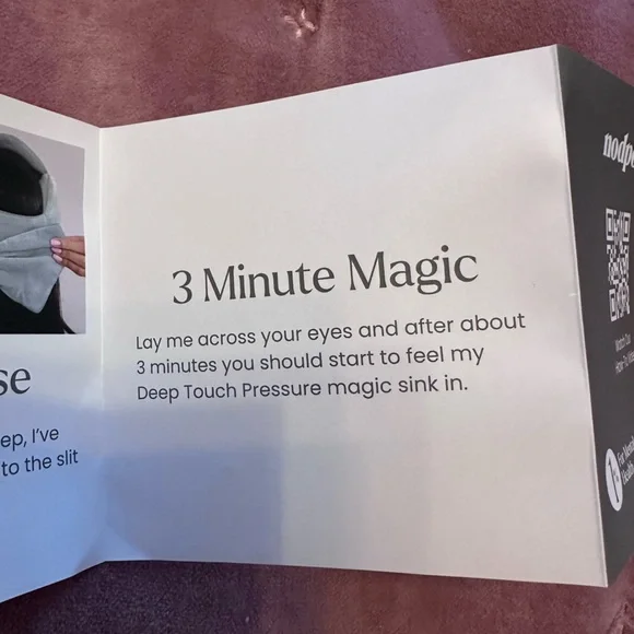 Nodpod Purple weighted Sleep Mask NWT - Picture 12 of 15